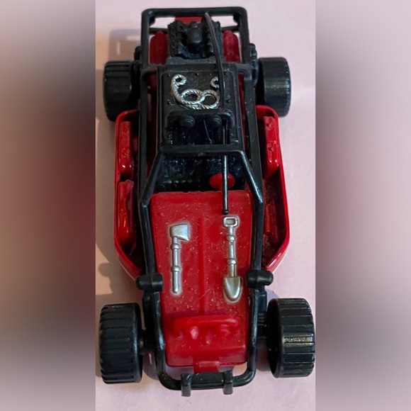 Matchbox Dune Buggy V8 Motor Sand Red w/Black Roll Cage & Seats 1:61 Scale - Picture 7 of 8